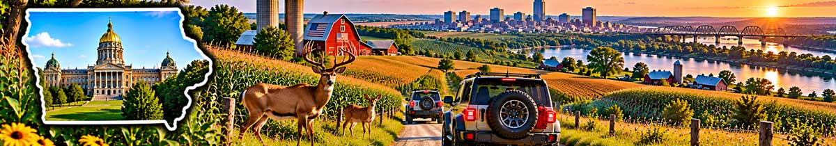 Drive-Thru Safari Wildlife Parks in Iowa