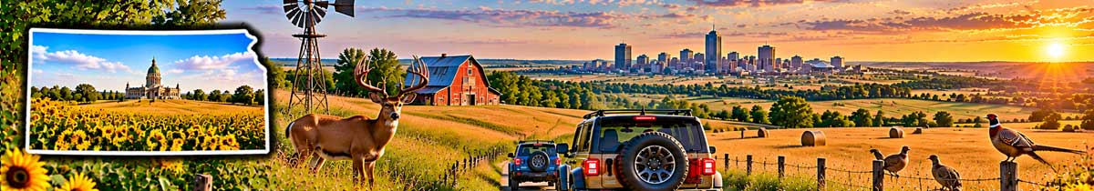 Drive-Thru Safari Wildlife Parks in Kansas